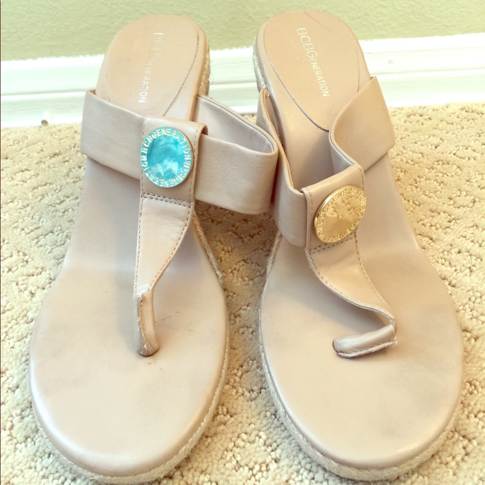 BCBG Wedge Sandals